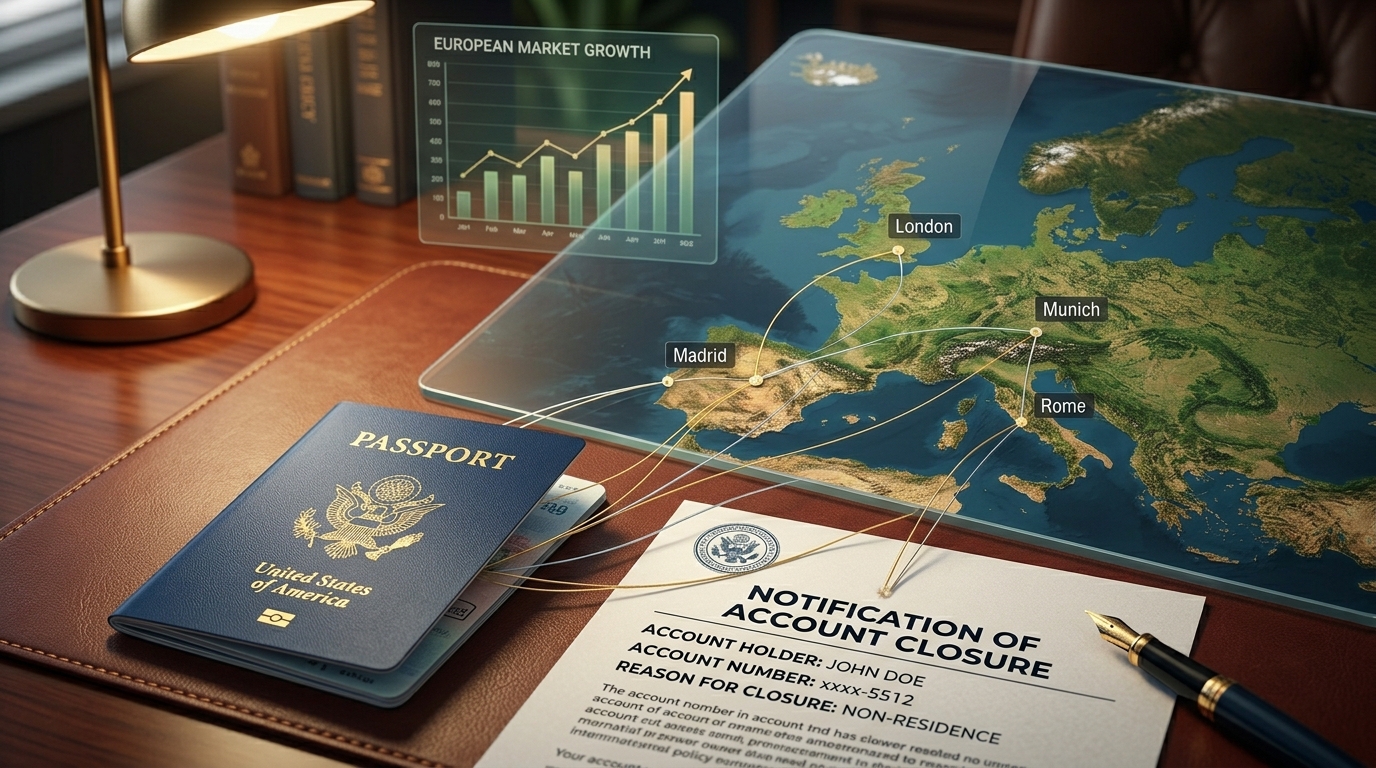 Why U.S. Brokerage Accounts Get Restricted When You Move Abroad